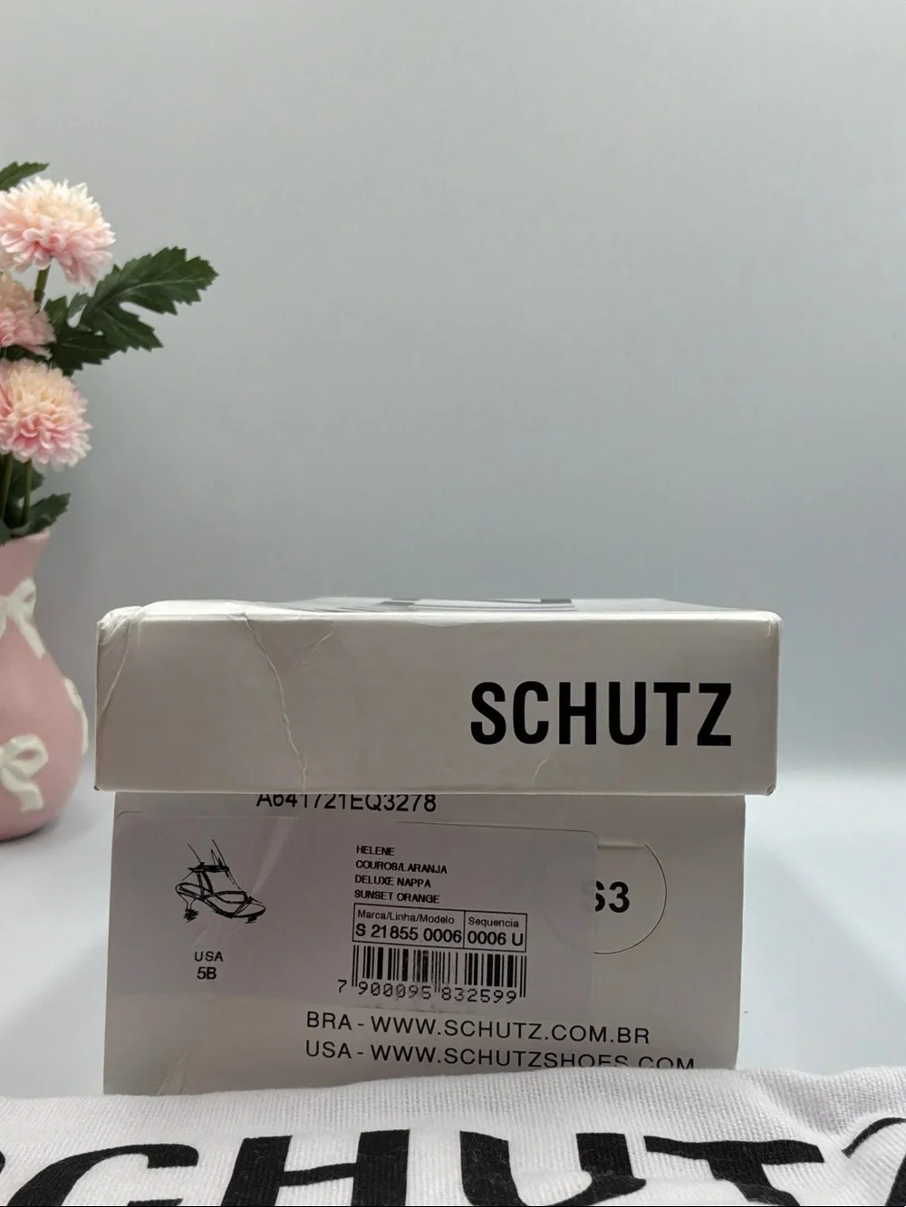 SCHUTZ Bright Orange Strappy Kitten Heel Sandals